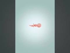 Gắn tay Eco Spoon And Fork Silicone Ống bếp trẻ sơ sinh cho trẻ ăn 48 gram