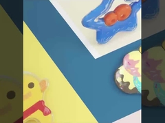 Nhập lượng lớn silicone Baby Teether chim cánh cụt Koala 29 gram cầm tay